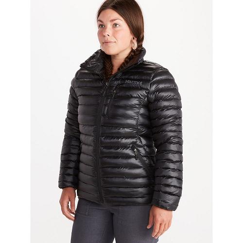 Marmot Avant Featherless Jackets - Womens Down Jacket Black CA6293740 Canada